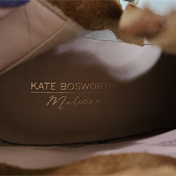 Matisse x Kate Bosworth Emma Suede Side Zip and Tassels Women's Booties size 8.5 - Picture 8 of 10